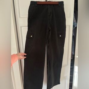 Vintage Lee Riveted Cargo Jeans Sz 28